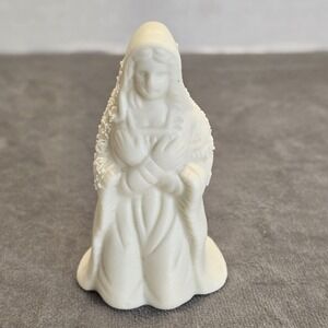 Jade Collection Porcelain Christmas Nativity Mother Mary Figure‎ Ceramic Vintage